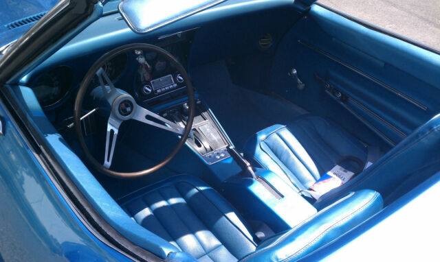 1968 Blue Chevrolet Corvette Convertible
