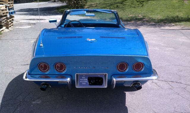 1968 Blue Chevrolet Corvette Convertible