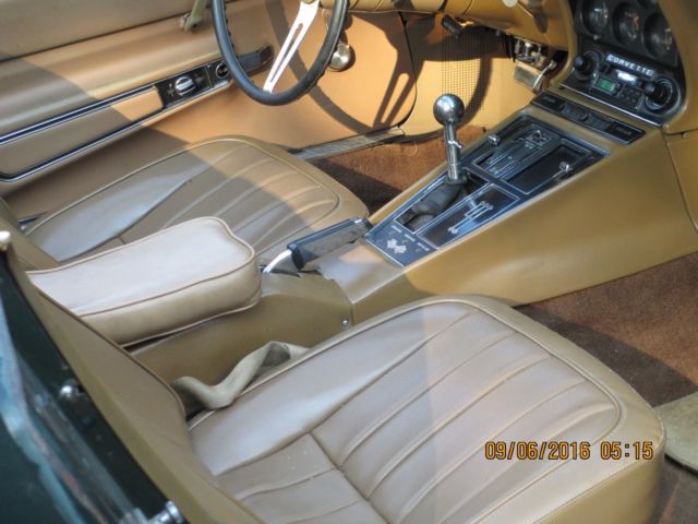 1968 Green Chevrolet Corvette Convertible