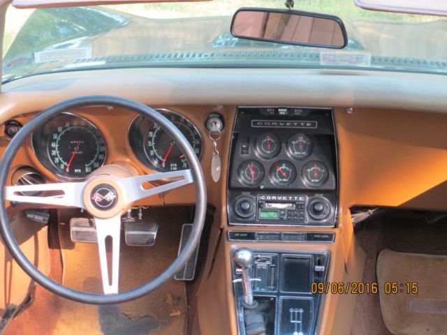 1968 Green Chevrolet Corvette Convertible