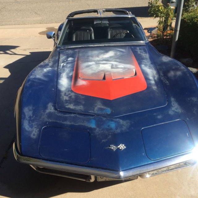 1968 Blue Chevrolet Corvette COUPE