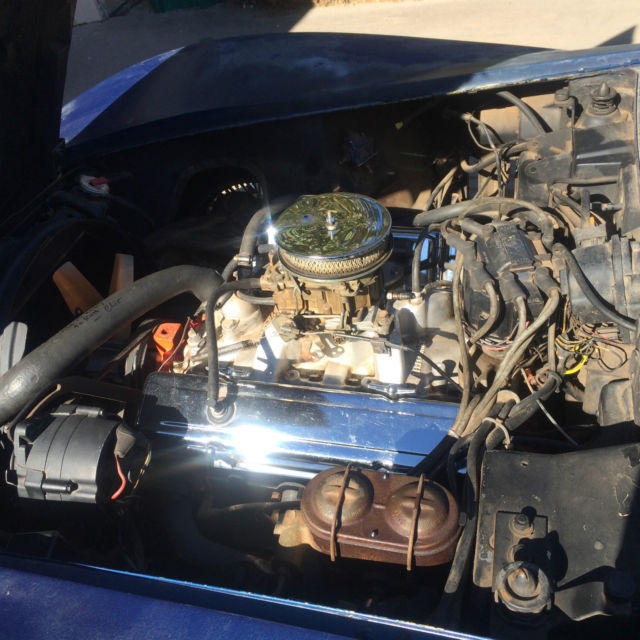 1968 Blue Chevrolet Corvette COUPE