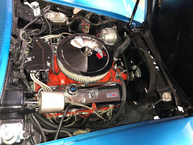 1968 Blue Chevrolet Corvette