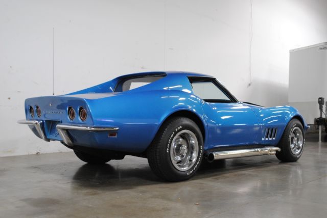 1968 Blue Chevrolet Corvette