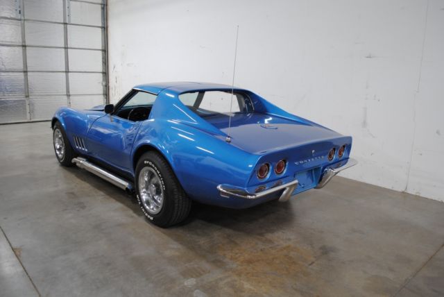 1968 Blue Chevrolet Corvette