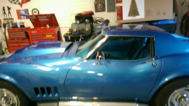 1968 Blue Chevrolet Corvette Coupe