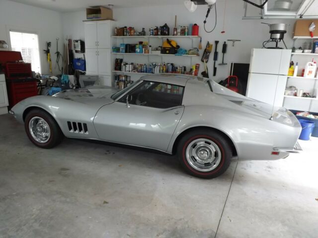 1968 Silver Chevrolet Corvette Coupe