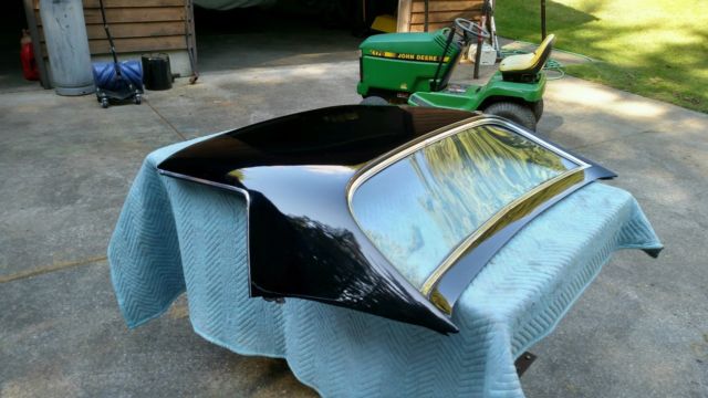 1968 Black Chevrolet Corvette Convertible