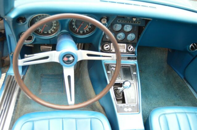 1968 Blue Chevrolet Corvette Coupe