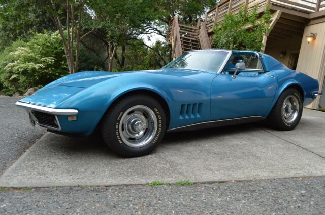 1968 Blue Chevrolet Corvette Coupe