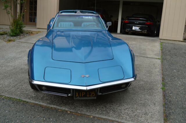 1968 Blue Chevrolet Corvette Coupe