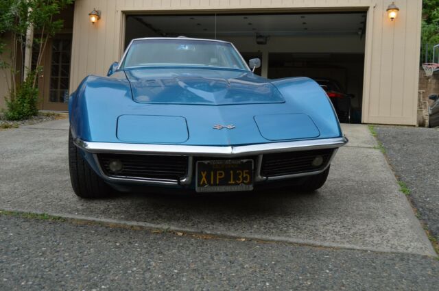 1968 Blue Chevrolet Corvette Coupe