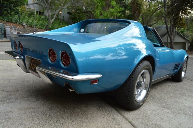 1968 Blue Chevrolet Corvette Coupe