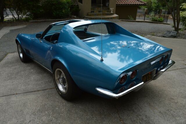 1968 Blue Chevrolet Corvette Coupe