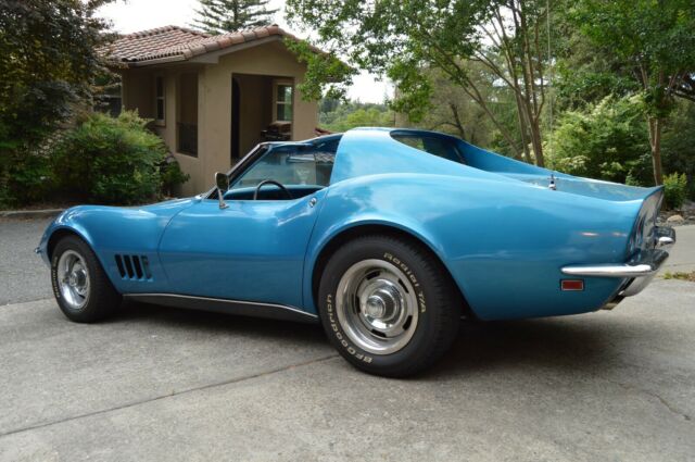 1968 Blue Chevrolet Corvette Coupe