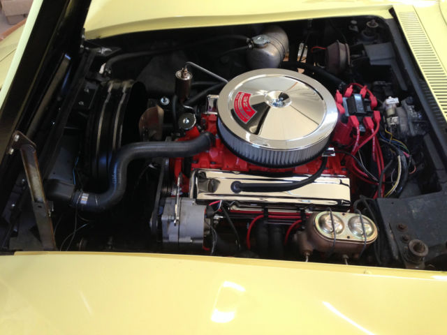 1968 Safari Yellow Chevrolet Corvette Convertible