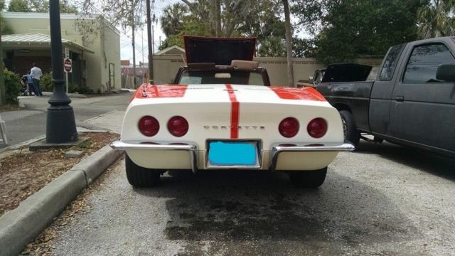 1968 Orange Chevrolet Corvette Convertible