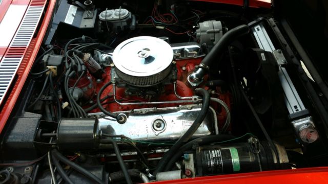 1968 Orange Chevrolet Corvette Convertible