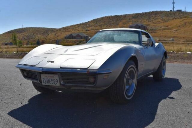 1968 Silver Chevrolet Corvette Convertible