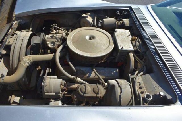 1968 Silver Chevrolet Corvette Convertible