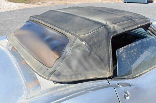 1968 Silver Chevrolet Corvette Convertible