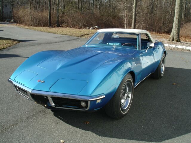 1968 Blue Chevrolet Corvette Convertible