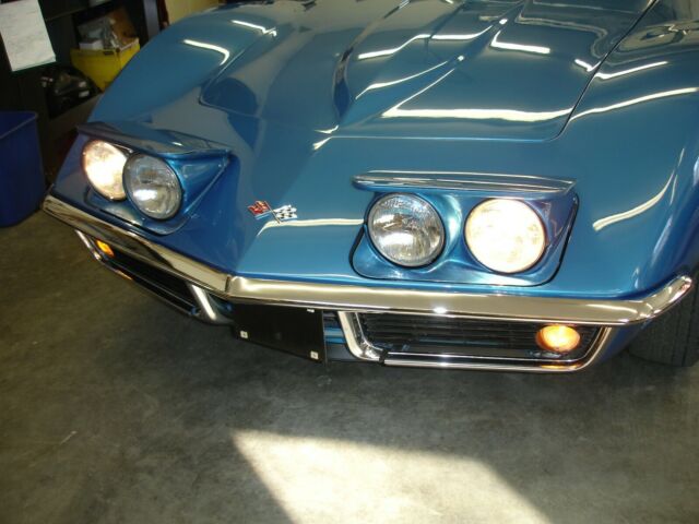 1968 Blue Chevrolet Corvette Convertible