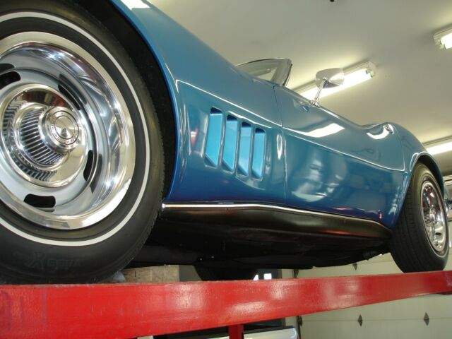 1968 Blue Chevrolet Corvette Convertible