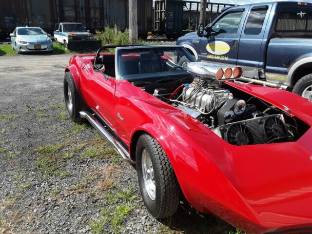 1968 Red Chevrolet Convrtible Convertible