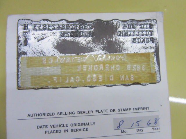 1968 Yellow Chevrolet Corvette