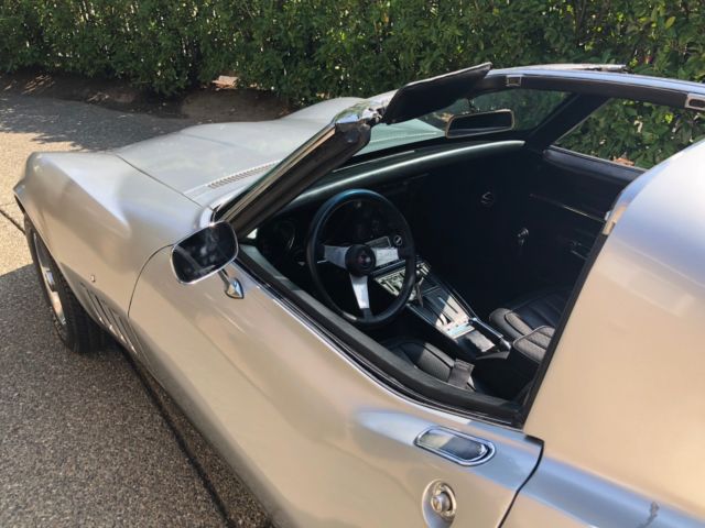 1968 Silver Chevrolet Corvette Coupe