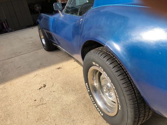 1968 Blue Chevrolet Corvette Coupe