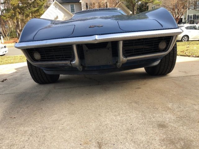 1968 Blue Chevrolet Corvette Coupe