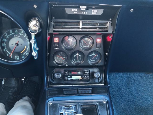 1968 Blue Chevrolet Corvette Coupe