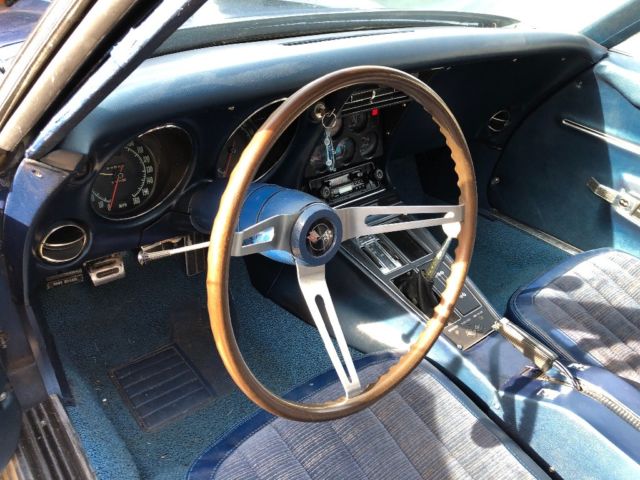 1968 Blue Chevrolet Corvette Coupe