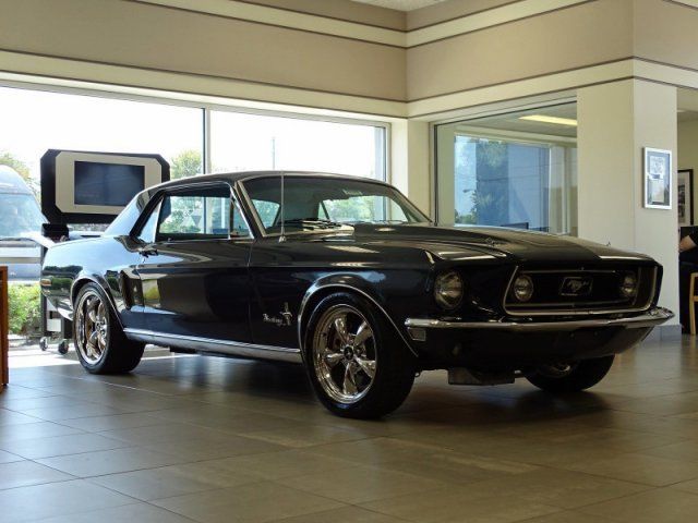 1968 Blue Ford Mustang Coupe