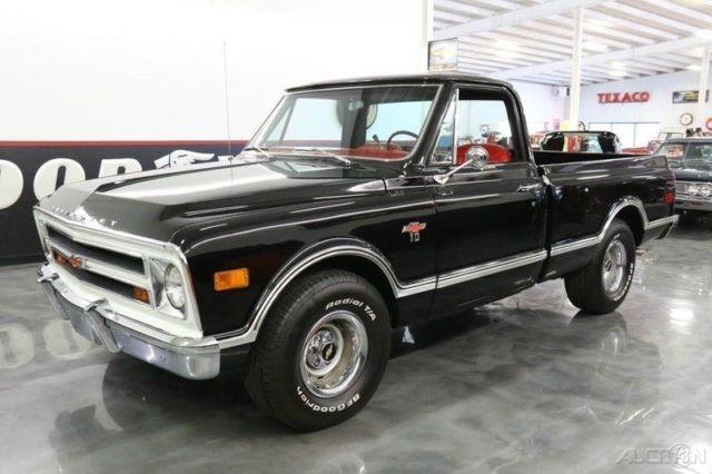 1968 Black Chevrolet C-10