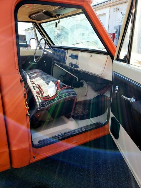 1968 Orange Chevrolet C-10