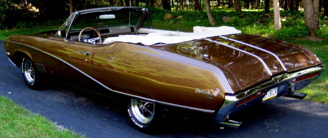 1968 Burnished Saddle Metallic Buick Skylark Convertible