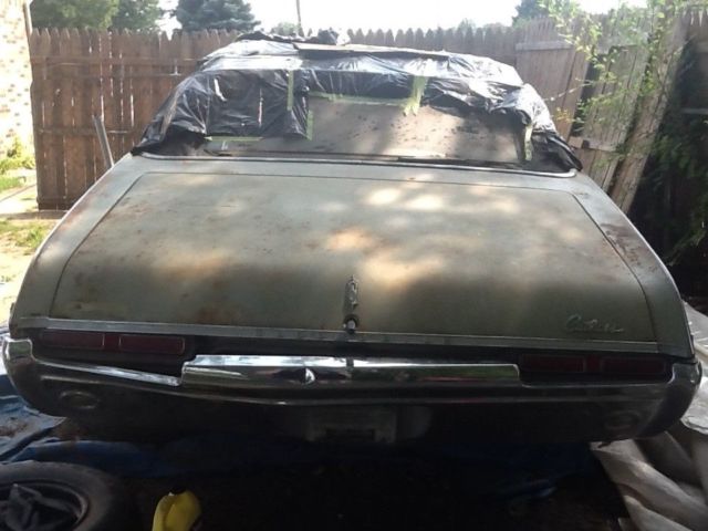 1968 Green Oldsmobile Cutlass Convertible