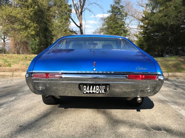 1968 Blue Oldsmobile Cutlass