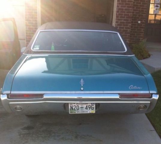 1968 Aquamarine Oldsmobile Cutlass