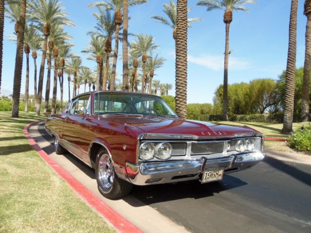 1968 Burgundy Dodge Monaco Coupe