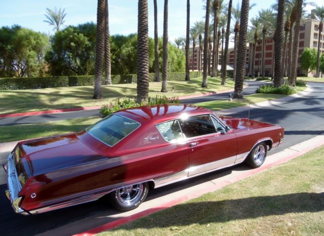1968 Burgundy Dodge Monaco Coupe