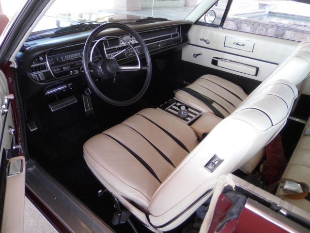1968 Burgundy Dodge Monaco Coupe