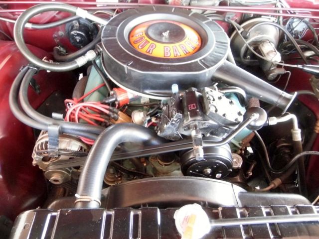 1968 Burgundy Dodge Monaco Coupe