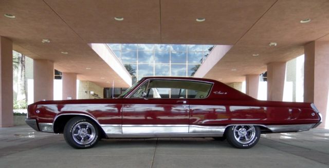 1968 Burgundy Dodge Monaco Coupe