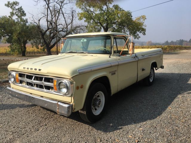 1968 Yellow Dodge Other Pickups