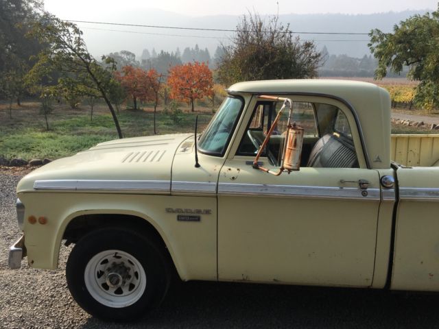 1968 Yellow Dodge Other Pickups
