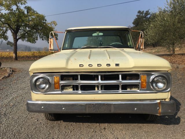 1968 Yellow Dodge Other Pickups